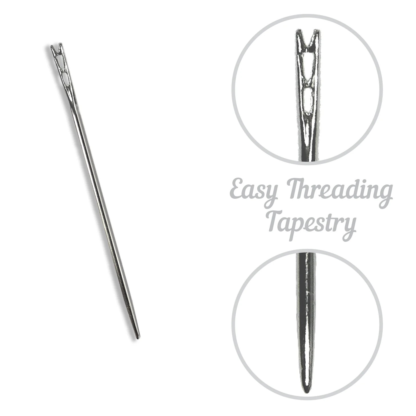 Punch with Judy > Easy Threading Eye Cross Stitch Needles John James